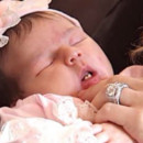 Alyssa Bella Bailey - bimba nata con due denti